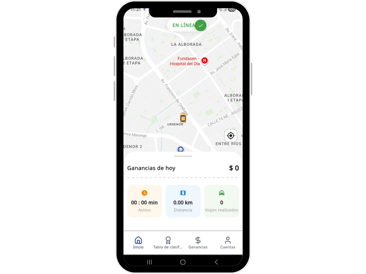 App de taxis Ecuador